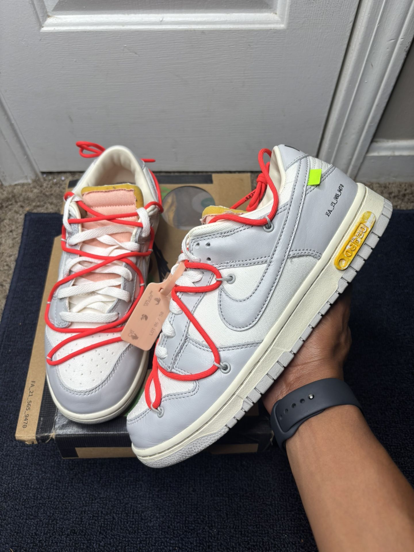 2021 Nike Off-White x Dunk Low Lot 06 of 50 