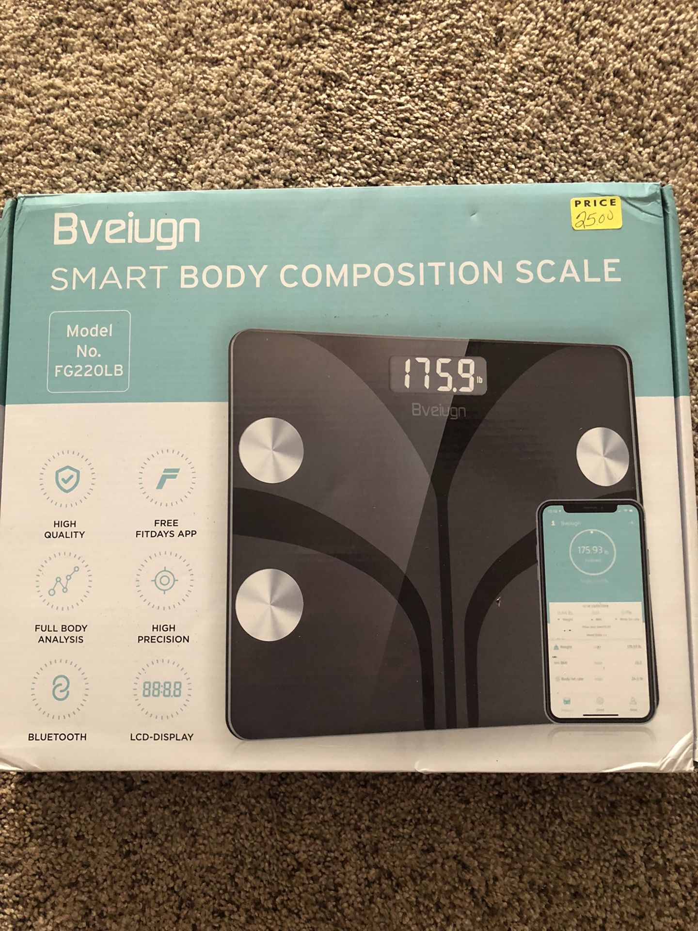 New Smart body composition scale