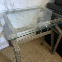 Glass Top/Metal Frame End Tables 