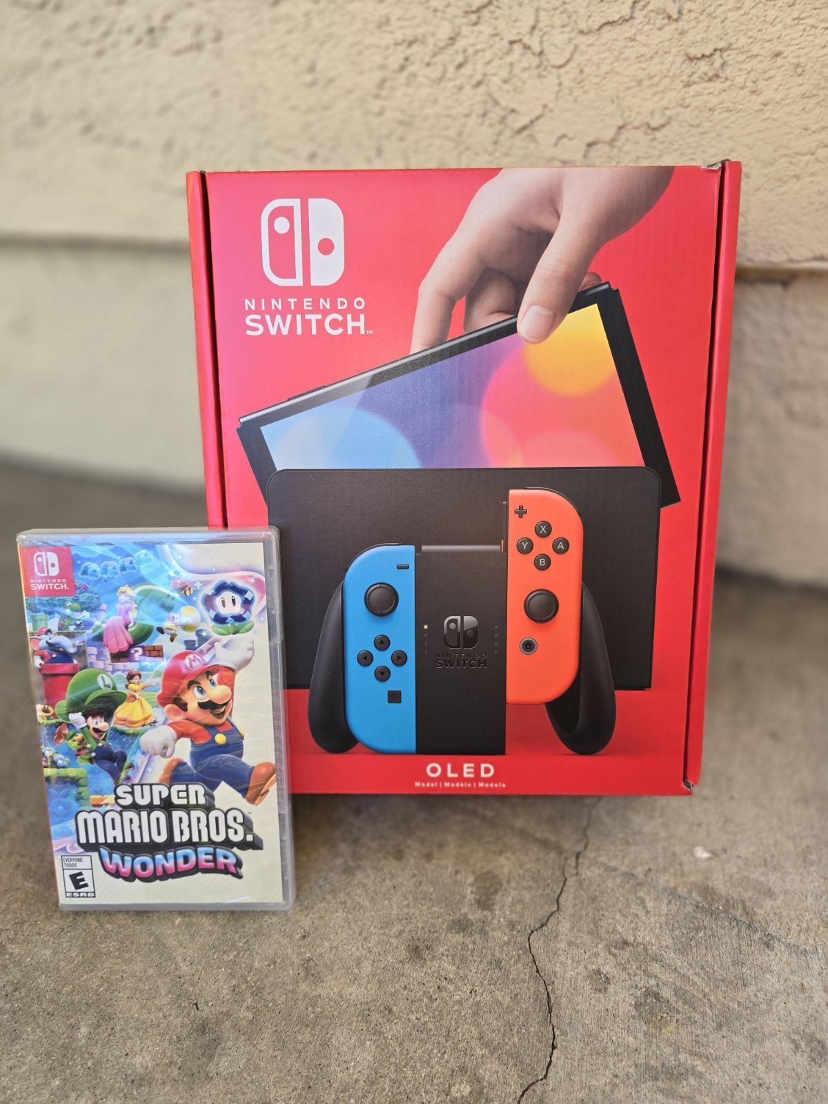 Nintendo Switch OLED .. And One Game Super Mario Brother Wonder.. $325 