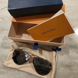 Black Monogram Sunglasses