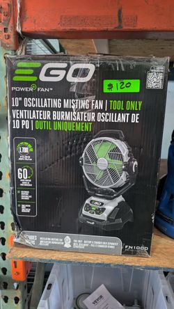 Ego 10in Oscillating Misting Fan