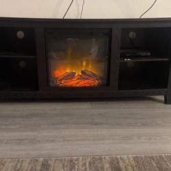 Fire Place TV Stand 