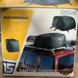 Black Quest WeatherProof Car Top Carrier