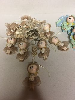Misterio con ángeles de pasta