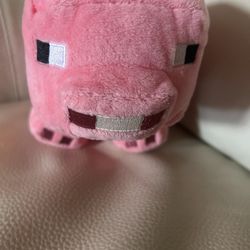 Mine Craft Plush Pig