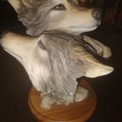 Wolf Devotion Wolf Statue 