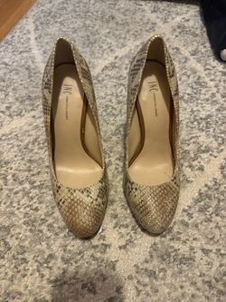 Snake Skin Nude Colored International Concepts snakeskin Style High Heels