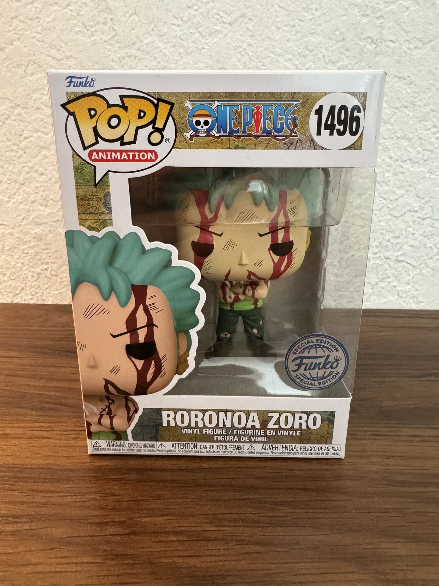 Funko Pop! Animation - RORONOA ZORO - One Piece - Special Edition #1496