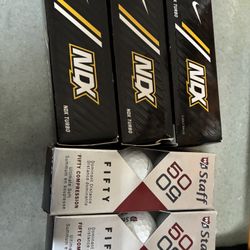 Golf Balls And Glove