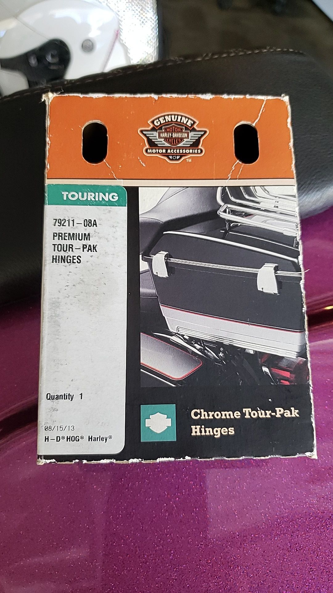 Harley Davidson tour pack hinges NEW