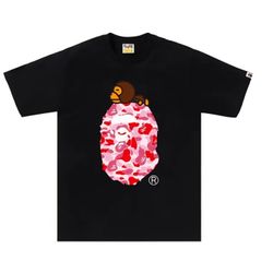 Black And Pink Bape Shirt