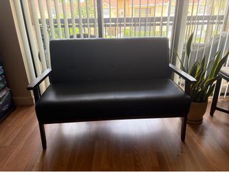 Leather couch