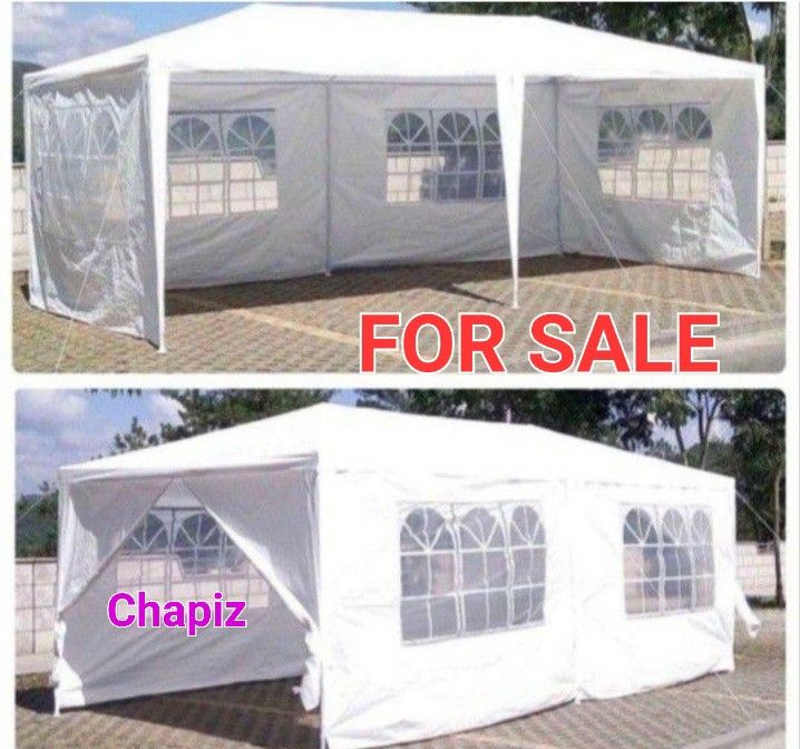 10x20 Canopy Waterproof Tent UPF 50+ All Wether Waterproof Outdoor Wedding Party Tents Canopy Gazebo