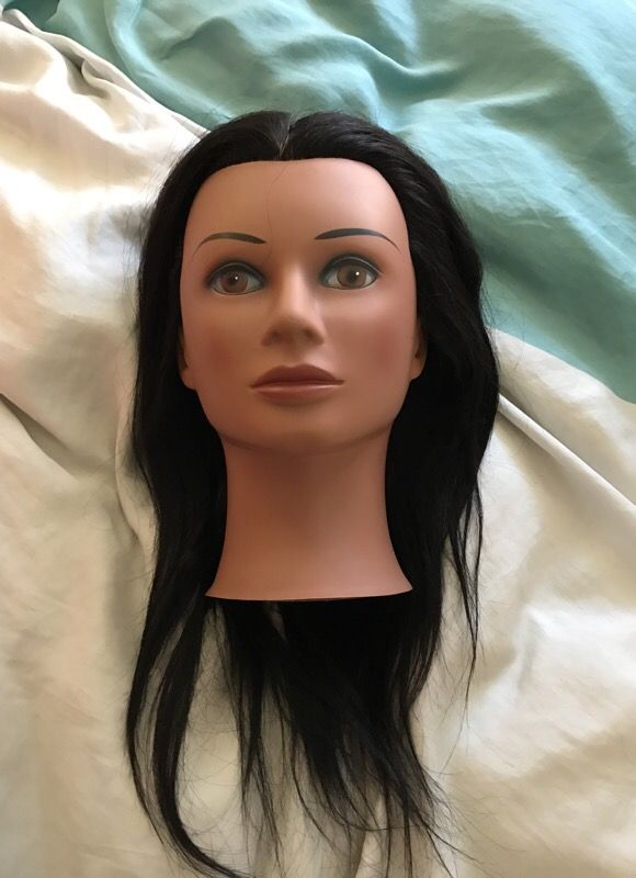 Ms. Jenny manikin head from Sally's 18"