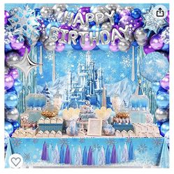 Frozen 3rd birthday party decorations