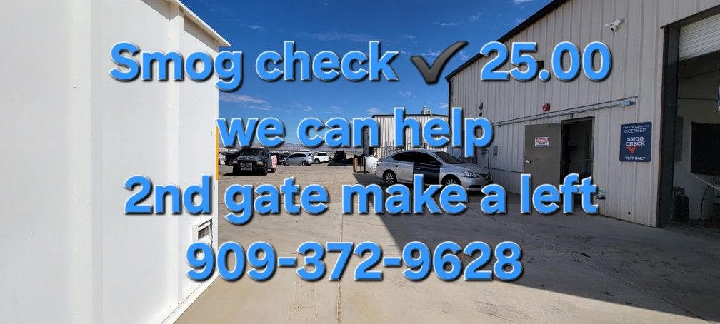 Smog Check ✔️ Banner 