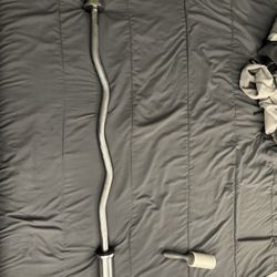 Curl Bar And Weights 