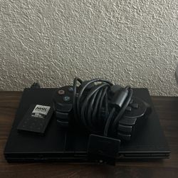 Ps2 Slim With Cords And Controller