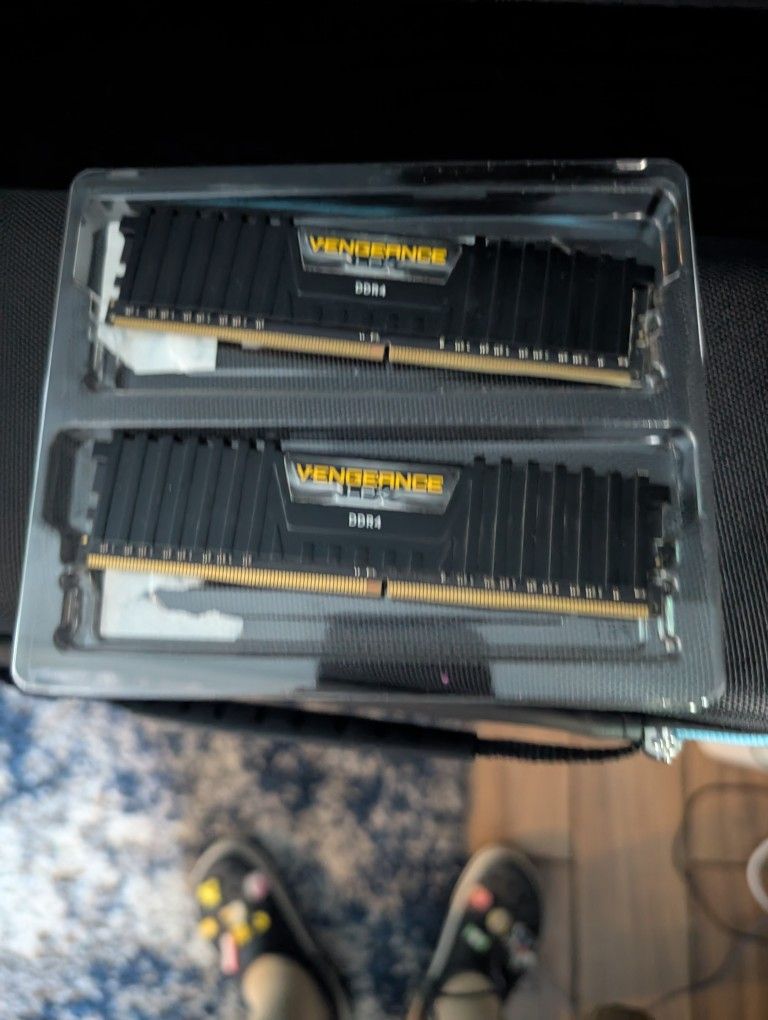 Two Vengeance DDR4 RAM Sticks (1x8 GB)
