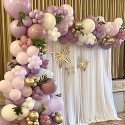 Balloon Garland Backdrop Wedding XV Bautizo Baby Shower Etc..