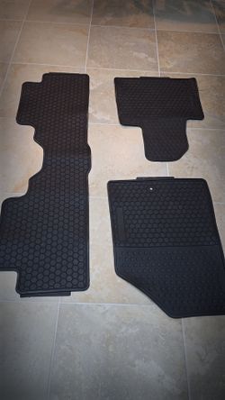 Car Floor Mats Custom Fit for Hyundai Santa Fe 2013 2014 2015 2016 2017 2018 Odorless Washable Heavy Duty Rubber (All Weather) Floor Liners Black