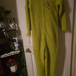 Dr Seus Fleece Onezie Worn Twice