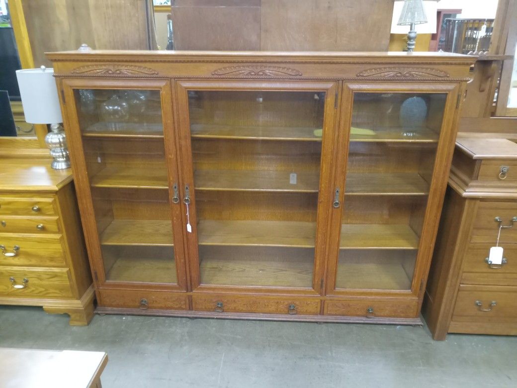 Solid Oak Bookcase