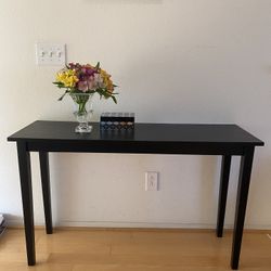 Console Dark Brown/Black Entry Table 