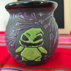 Disney, Oogie Boogie Halloween Black Ceramic Mugs with Purple Design