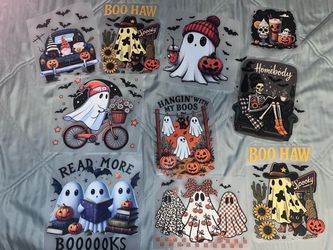 Halloween Iron-On Heat Transfer Sheets Set