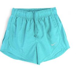 Nike Women's Dri-FIT Tempo Running Shorts Teal Blue Size XS NEW