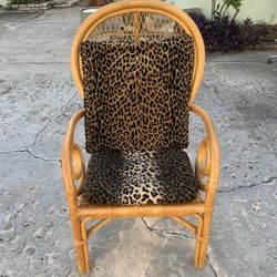 Pair of Palm Beach Regency/ Bamboo/ Rattan/ Chic