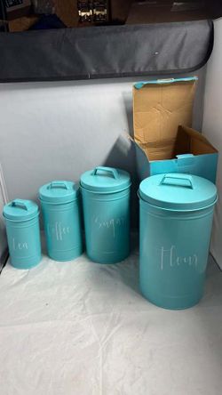 Modern Barnhaus 4-Piece Kitchen Canister Set