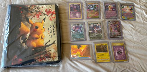 New Pikachu Binder and Pokemon Raw Cards