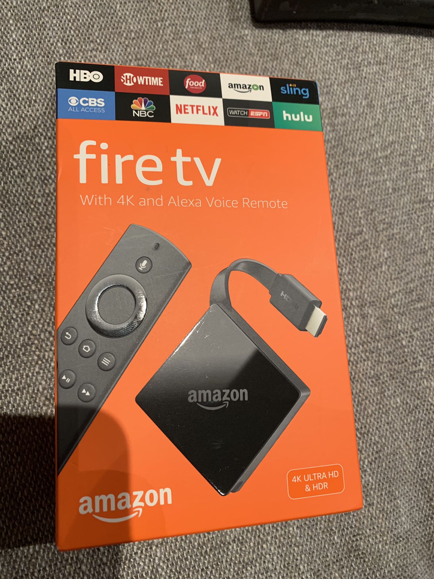 Fire tv 4K ultra HD and hdr Alexa voice remote