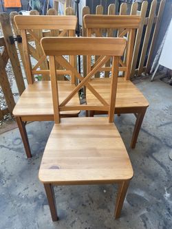3 IKEA Chairs