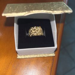 Gold Nugget Ring