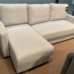 convertible sofa bed with chaise by Serta