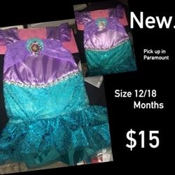 Little mermaid infant costume