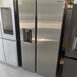 Stainless Steel 27.4 Cu. Ft. Side-by-Side Refrigerator 