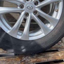 
﻿2009-2017 INFINITI FX35 FX37 FX50 QX70 FACTORY WHEEL RIM + TIRE 265/60 R18 OEM - QOI0A1 Auto Parts
