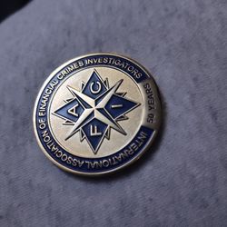 International Association Of Financial Crimes Investigators Coin