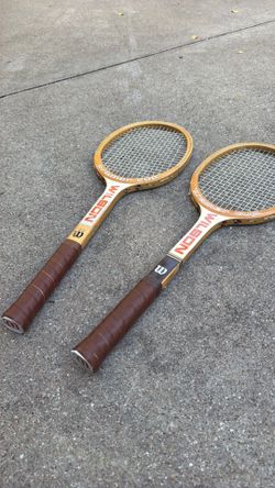 Pair of Wilson Racquets. S.W.Arl