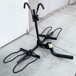 New $109 KAC 2-Bike Rack for Car, SUV, Hatchback Mount - 2” Anti-Wobble Hitch, Heavy Duty Bicycle Carrier