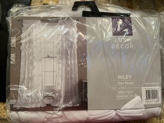 2 Panels White Curtains