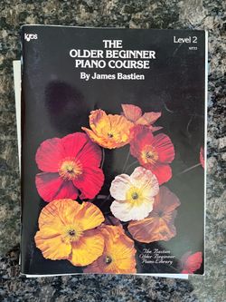 New, unused piano method book—Bastien The Older Beginner Piano Course Level 2
