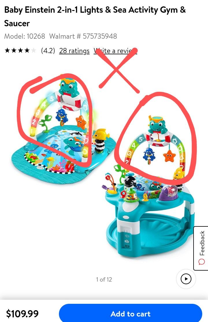 Baby Bouncer end Play mat