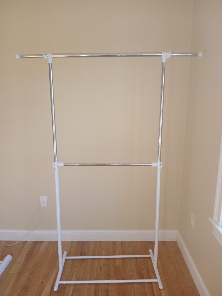 Double Clothes Hanging Rack