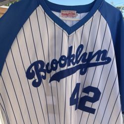 Mitchell and Ness 1955 Brooklyn Dodgers Jackie Robinson Jersey